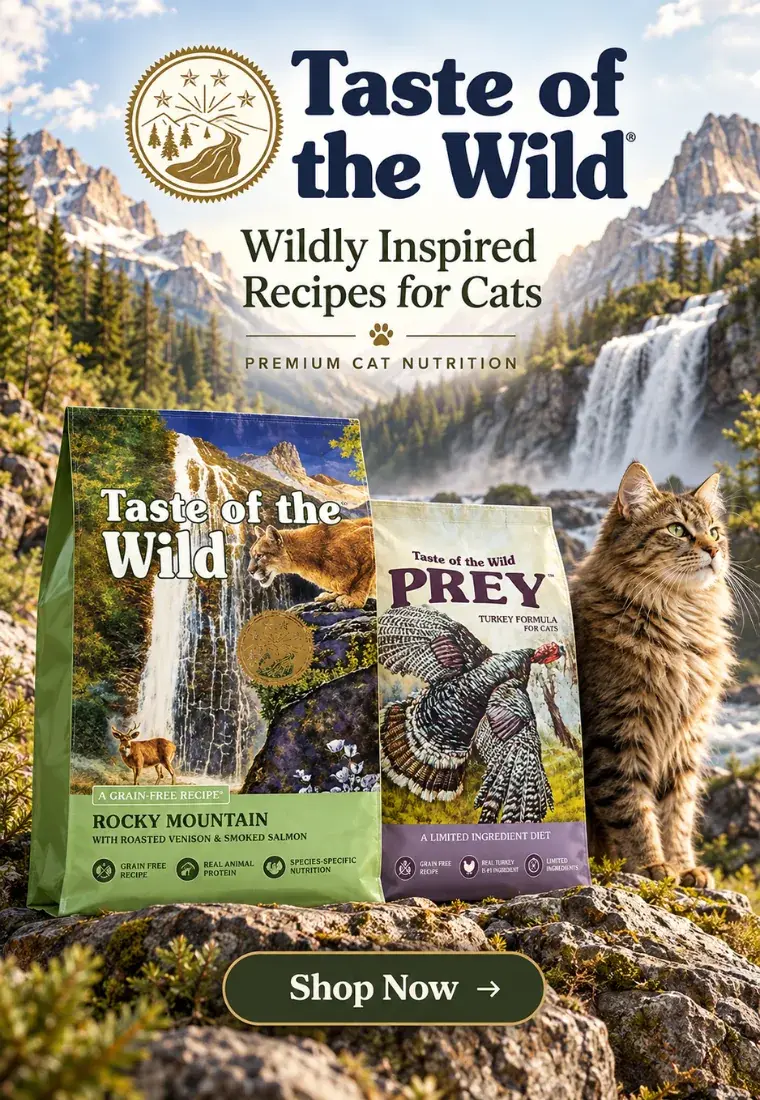 Taste of the Wild — wildly inspired recipes for cats