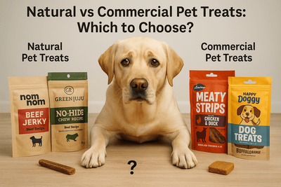 Natural vs Commercial Pet Treats: Which to Choose?