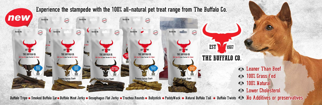 The Buffalo Co Natural Pet Treats for Happy Pets