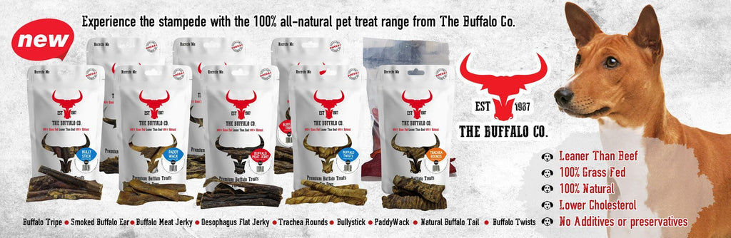 The Buffalo Co Natural Pet Treats for Happy Pets