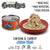 Smudges Adult Cat Tuna Flakes With Chicken & Carrot in Gravy  -12X80g