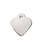 The Hillman ID Tag Heart Small Brass