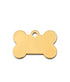 ID Tag Bone Small Gold