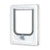 Zolux Cat-Flap For Wooden Door - 4 Position White