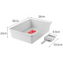 Urban Pets Cat Litter Tray with Scoop -38 x 28 x 10 CM