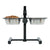 Zolux Adjustable Stand With Stainless Steel Dog Bowls