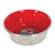 Zolux Diamonds Stainless Non-Slip Dog Bowls - Red