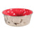 Zolux Diamonds Stainless Non-Slip Dog Bowls - Red