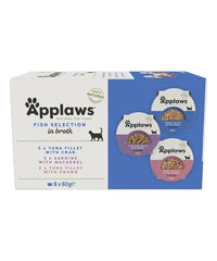 Applaws Cat Multipack Fish Selection Pot - 8x60g