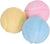 Crinkle Puppy Links Eco-Friendly Milk Flavour Foamed Ball (Assorted Colours) - 1pc