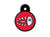 The Hillman ID Tag Circle Fish Skeleton
