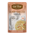 Cat Fest salmon with crab stick cat food pouch on a white background