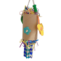 Vanpet Multi Color Sticks Cylindrical Bird Toy 30x8cm