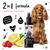 Bugalugs 3 In 1 Raspberry & Lemon Dog Shampoo, Conditioner And Detangler - 500ml