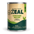Zeal Grain Free Canned Chicken Recipe Dog Food - 390g