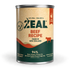 Zeal Grain Free Canned Beef Recipe Dog Food - 390g