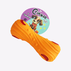 Crinkle Quirky Bone Dog Toy