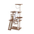 Go Pet Club 53″ Kitten Cat Tree Condo with Scratching Board