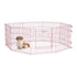 Pink Exercise Pen with Door -24″