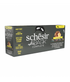 Schesir After Dark Wholefood In Broth Variety Pack For Cat - 960g (80g x12 Cans) - 4 Flavors (3 Cans Each Flavor)