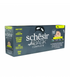 Schesir After Dark In Pate' Variety Pack For Cat - 960g (80g x12 Cans) - 4 Flavors ( 3 Cans Each Flavor)