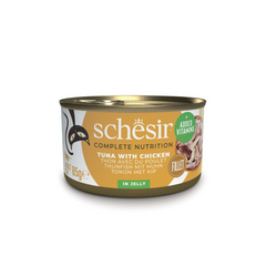 Schesir Cat Wet Food-Tuna With Chicken Fillets -6x85g