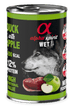 Alpha Spirit Canned Dog Food Duck With Green Apple - 400g