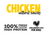 Alpha Spirit Natural Snacks for Dogs Chicken - 80g