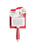 Camon Slicker Brush with Stainless Steel Plastic Coated Pins - M - The Pets Club
