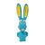 Crinkle Bunny Ears (Assorted Colours) - 1pc - The Pets Club