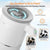 Dogness Automatic Pet Paw Cleaner And Massager Plus - White - The Pets Club