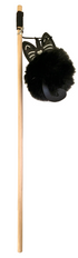 Bobby Cat Stick Fright Black Cat 40cm