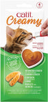 Catit Creamy Lickable Treats Chicken & Lamb - 12X(4x10g)