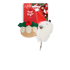 All For Paws Happy Holiday - 2 pack Misteltoe & Santa Mouse