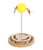 Flamingo Kitty Brain Train with Feather Cat Toy - The Pets Club