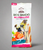 Howbone Dog Snack Two In One Twist Stick Goat's Milk & Carrot - 80g