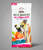 Howbone Dog Snack Two In One Twist Stick Goat's Milk& Carrot 80g