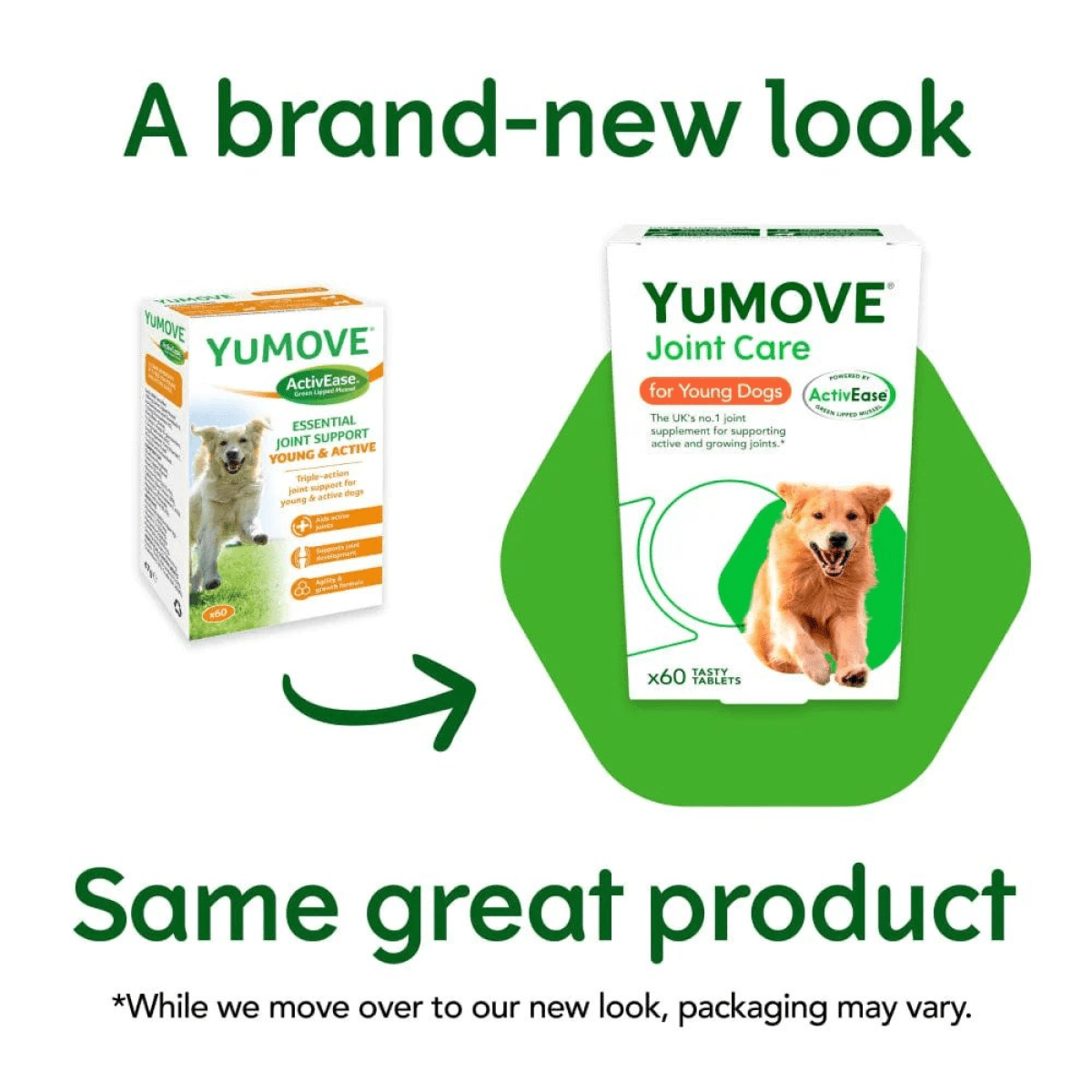 Lintbells YuMOVE Joint Care for Young Dogs 60 tabs The Pets Club