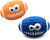 Crinkle Doodle Futball Dog Toy - 1pc