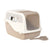MP Bergamo Cat Litter Box ARIEL(TOP FREE) with Cat Clipart - The Pets Club
