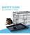 Pado Double Door Dog Crate With Mesh Floor - The Pets Club
