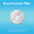 Pioneer Pet Round Filter replacement for Vortex and Elevated Vortex Fountains 3 - Pack - The Pets Club