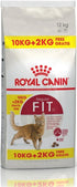 Royal Canin Fit 32 Dry Cat Food - For Adult Cat - 10kg + 2kg Free