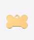 ID Tag Bone Small Gold