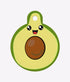 The Hillman ID Tag - Circle Large Avocado