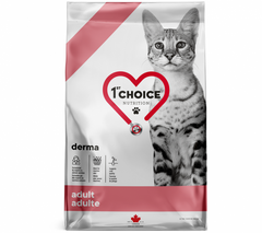 1st Choice Derma Salmon Grain-Free Dry Cat Food for Sensitive Skin - 1.8Kg