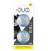 Zeus Duo Ball, 5cm with Squeaker & Glow 2pk
