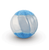 Zeus Duo Ball, 5cm with Squeaker & Glow 2pk - The Pets Club
