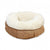 All For Paws Lambswool Donut Cat Bed - ThePetsClub