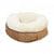 All For Paws Lambswool Donut Cat Bed - The Pets Club
